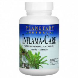 Planetary Herbals, Inflama-Care, 1,165 мг, 60 таблеток