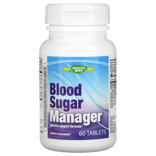 Nature's Way, Blood Sugar Manager, 60 таблеток