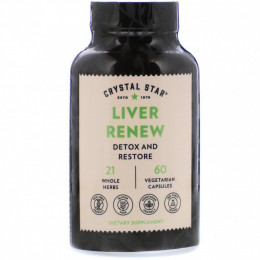 Crystal Star, Liver Renew, 60 вегетарианских капсул