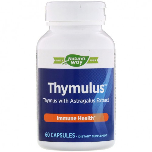 Nature's Way, Thymulus, для укрепления иммунитета, 60 капсул