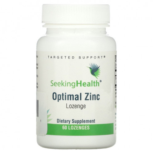 Seeking Health, Optimal Zinc, 60 пастилок