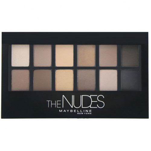 Maybelline, Палетка теней The Nudes, 9,6 г