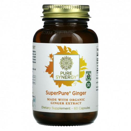 Pure Synergy, SuperPure Ginger, 60 капсул