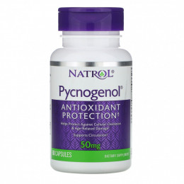 Natrol, Pycnogenol, 50 мг, 60 капсул