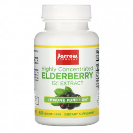 Jarrow Formulas, Elderberry Extract, Highly Concentrated, 60 Veggie Caps