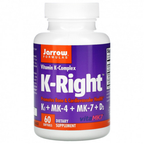 Jarrow Formulas, K-Right, 60 мягких таблеток