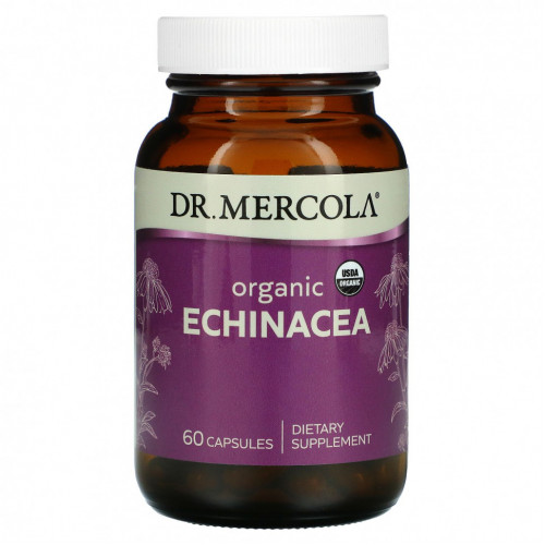 Dr. Mercola, Органическая эхинацея, 60 капсул