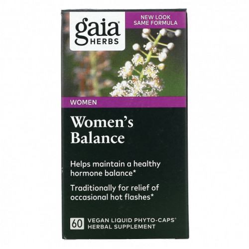 Gaia Herbs, Women's Balance, 60 Veggie Liquid Phyto-Caps