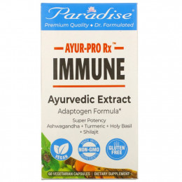 Paradise Herbs, AYUR-Pro Rx, иммунитет, 60 вегетарианских капсул