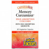 Natural Factors, CurcuminRich, Memory Curcumizer, 60 растительных капсул