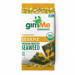 gimMe, Premium Roasted Seaweed, Toasted Sesame , 0.35 oz (10 g)