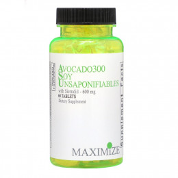 Maximum International, Avocado 300 Soy Unsaponifiables, 300 мг, 60 таблеток