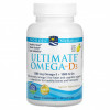 Nordic Naturals, Омега-D3 Ultimate, лимон, 1000 мг, 60 гелевых капсул