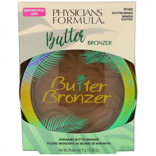 Physicians Formula, Murumuru Butter Bronzer, бронзер для придания формы, 11 г (0,38 унции)