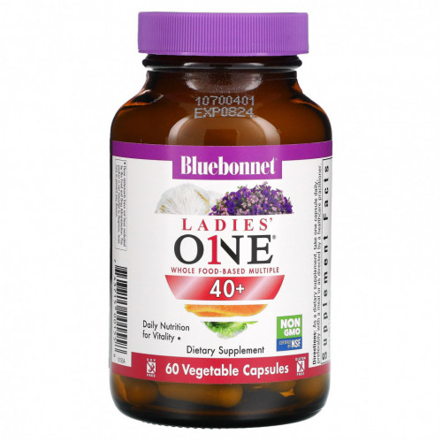 Bluebonnet Nutrition, Ladies One, комплекс из цельных продуктов, от 40 до 60 растительных капсул