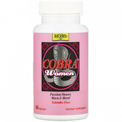 Natural Balance, Cobra Women, 60 капсул на растительной основе