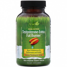 Irwin Naturals, Testosterone-Extra Fat Burner, 60 мягких таблеток