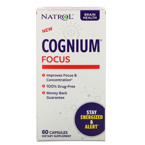 Natrol, Cognium Focus, 60 капсул