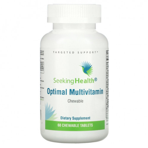 Seeking Health, Optimal Multivitamin, 60 жевательных таблеток