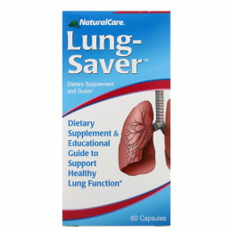 NaturalCare, Lung-Saver, 60 капсул