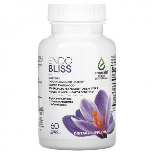 Emerald Health Bioceuticals, EndoBliss, 60 вегетарианских капсул