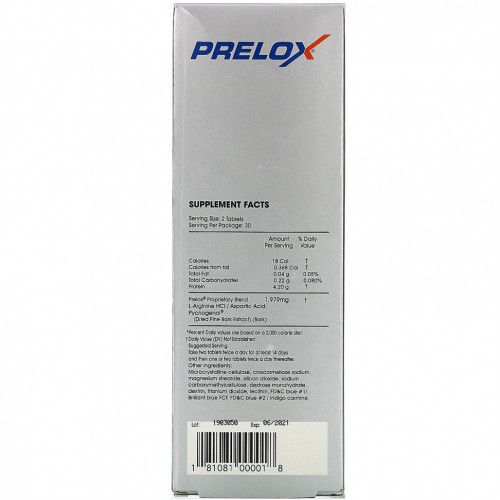 Purity Products, Prelox, 60 таблеток