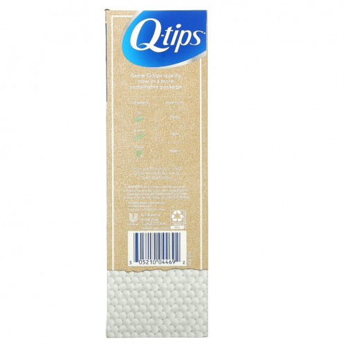 Q-tips, Органические ватные палочки, 600 тампонов