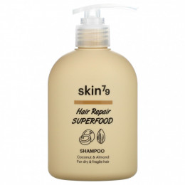 Skin79, Hair Repair Superfood, шампунь для сухих и ломких волос, с кокосом и миндалем, 230 мл (7,77 жидк. Унции)