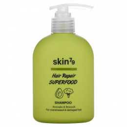 Skin79, Hair Repair Superfood, шампунь для чрезмерного стресса и поврежденных волос, авокадо и брокколи, 230 мл (7,77 жидк. Унции)