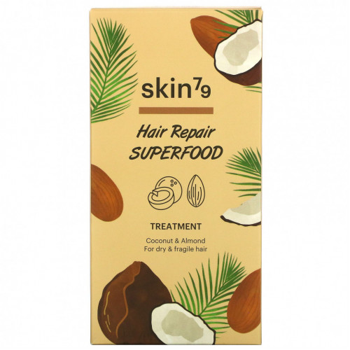 Skin79, Hair Repair Superfood, лечебное средство, кокос и миндаль, 230 мл (7,77 жидк. Унции)