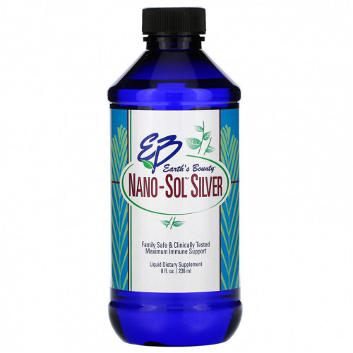 Earth's Bounty, Nano- Sol Silver, 8 fl oz (236 ml)