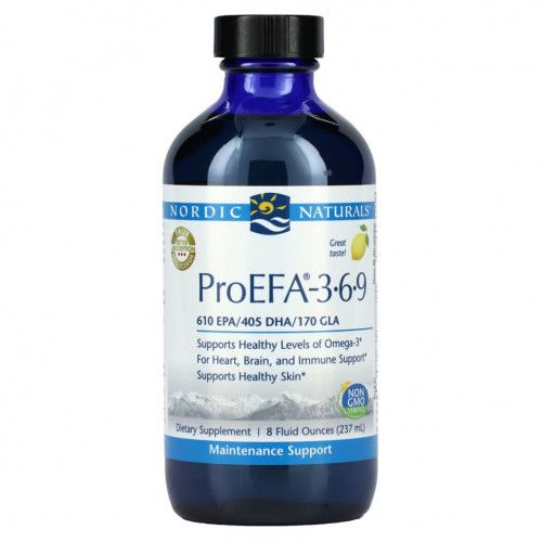 Nordic Naturals, ProEFA - 3-6-9, лимон, 237 мл (8 жидк. унций)