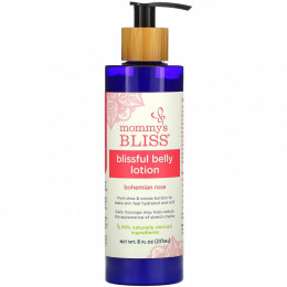 Mommy's Bliss, Blissful Belly Lotion, чешская роза, 237 мл (8 жидк. Унций)