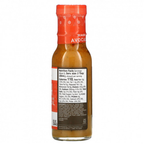 Primal Kitchen, BBQ Ranch Dressing & Marinade Made With Avocado Oil, 8 fl oz ( 236 ml)