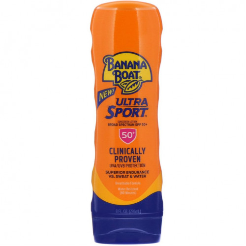 Banana Boat, Ultra Sport, солнцезащитный лосьон, SPF 50, 236 мл (8 унций)