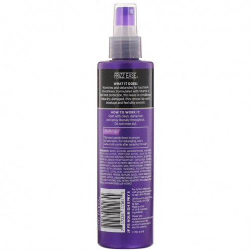 John Frieda, Несмываемый кондиционер Frizz Ease, Daily Nourishment, 236 мл