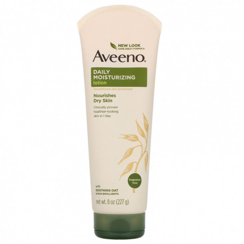 Aveeno, Active Naturals, Увлажняющий лосьон на каждый день, Не содержит отдушек, 8 унц. (227 г)