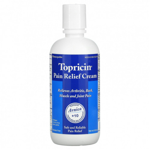 Topricin, Pain Relief and Healing Cream, 8.0 oz