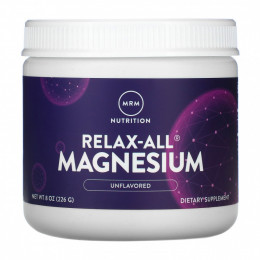 MRM, Relax-All Magnesium, магний, с нейтральным вкусом, 226 г (8 унций)