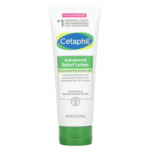 Cetaphil, Advanced Relief Lotion, для сухой чувствительной кожи, без отдушек, 226 г (8 унций)