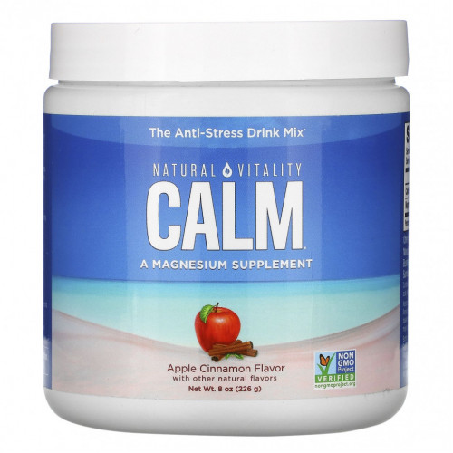 Natural Vitality, CALM, смесь для приготовления антистресс-напитка, арбуз и корица, 226 г (8 унций)