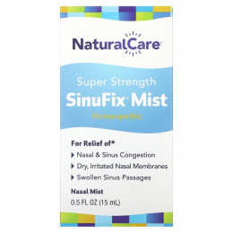 NaturalCare, SinuFix, суперсильный назальный спрей, 15 мл (0,5 жидк. унции)