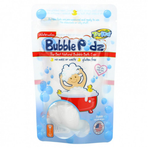 TruKid, Bubble Podz, арбуз, 8 стручков (80 г)