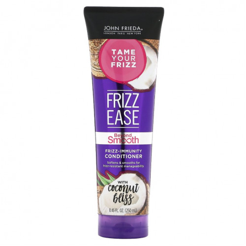 John Frieda, Кондиционер для стойкого выпрямления Frizz Ease, Beyond Smooth, Frizz-Immunity, 250 мл