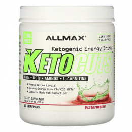 ALLMAX Nutrition, KetoCuts, кетогенный энергетический напиток, со вкусом арбуза, 240 г (8,47 унции)