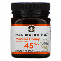 Manuka Doctor, мед манука из разнотравья, MGO 45+, 250 г (8,75 унции)