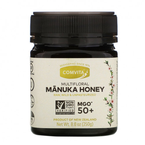 Comvita, Multifloral Manuka Honey, MGO 50+, 8.8 oz (250 g)