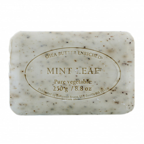 European Soaps, Мыло с мятой Pre de Provence, 8.8 унции (250 г)