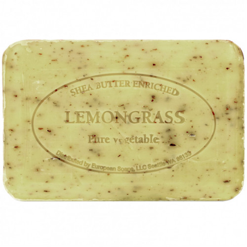 European Soaps, Pre de Provence, кусковое мыло, лемонграсс, 250 г (8,8 унции)