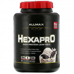 ALLMAX Nutrition, Hexapro, высокобелковое обезжиренное питание, вкус печенья со сливками. 2,27 кг (5 фунтов)